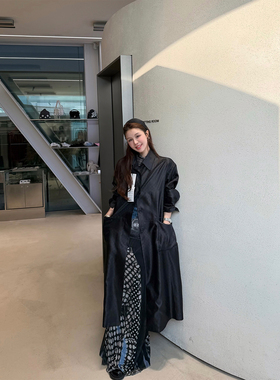 IUIU阿晶家「独家限定」 本期最爱衬衫式休闲风衣中长款设计感