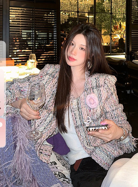 IUIU阿晶家 【春日花仙子】 绝美小香女春款优雅千金风开衫外套