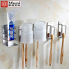 Suction Wall 304 Stainless steel Toothbrush holder suit Shower Room toothpaste Tumbler holder TOILET originality Shelf