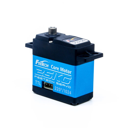 飞特FEETECH总线25kg钢齿SCS125机器人机械臂位置反馈串口舵机