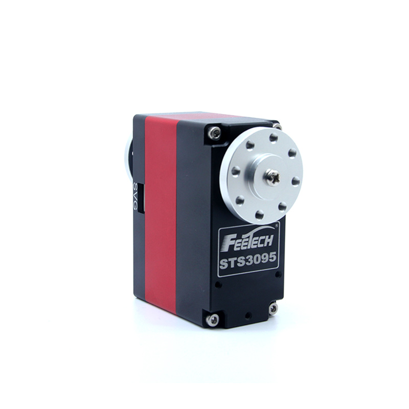 飞特12V全金属95KG扭力360度可连续转双轴STS3095机器人串口舵机