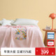 商场同款 梦洁宝贝A类可水洗针织夏被空调被春夏宝宝盖被被子
