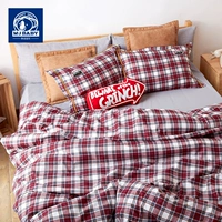 Комплект, пододеяльник, покрывало, в американском стиле, 4 предмета, 3 предмета