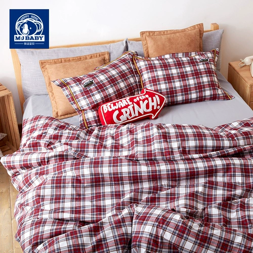 Комплект, пододеяльник, покрывало, в американском стиле, 4 предмета, 3 предмета