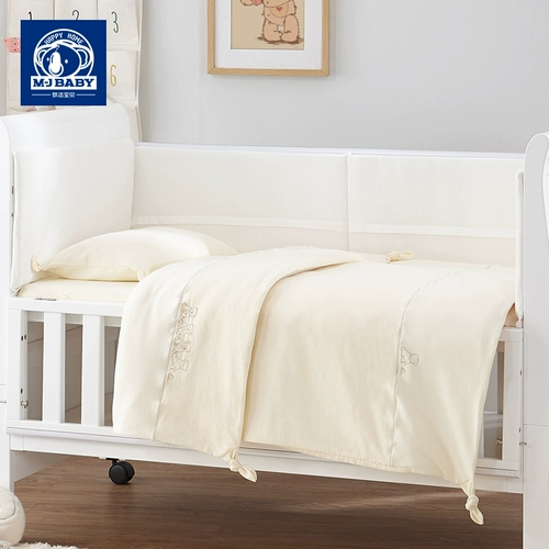 Покрывало, хлопковый комплект для детского сада, трикотажное детское одеяло, постельные принадлежности, 3 предмета