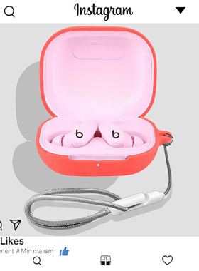 Beats PowerBeats fit耳机壳适用Beats PowerBeats Fit真无线蓝牙耳机降噪保护壳t简约纯色一体式硅胶软壳