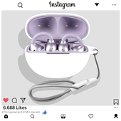 蓝牙耳机保护套简约纯色一体式 万魔AIEarBuds 硅胶软壳 EarBuds S21耳夹式 Clip S21耳机壳适用万魔AI