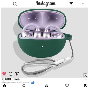 万魔AIEarBuds Clip S21耳机壳适用1MORE/万魔AI EarBuds Clip S21耳夹式蓝牙耳机保护套创意纯色硅胶软壳