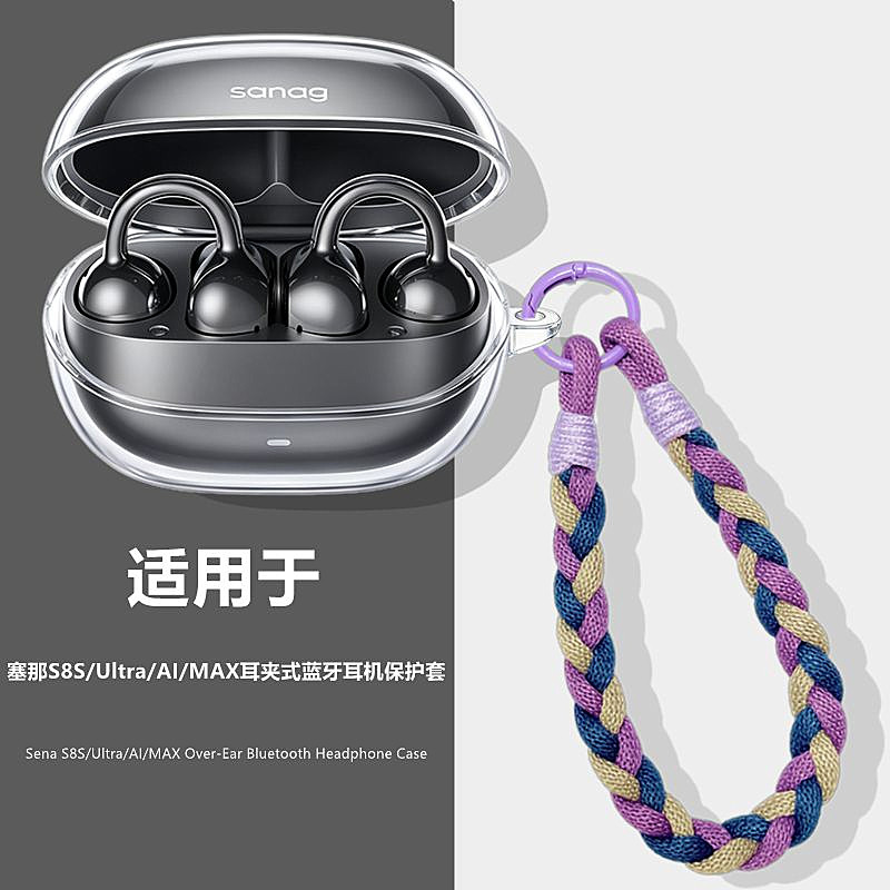 适用塞那S8S耳夹式耳机保护套
