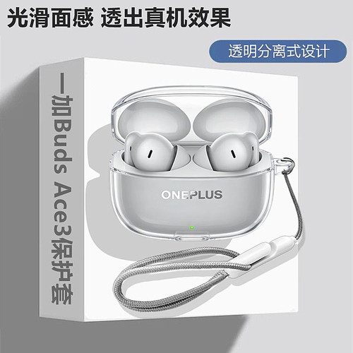 适用一加BudsAce3透明保护壳