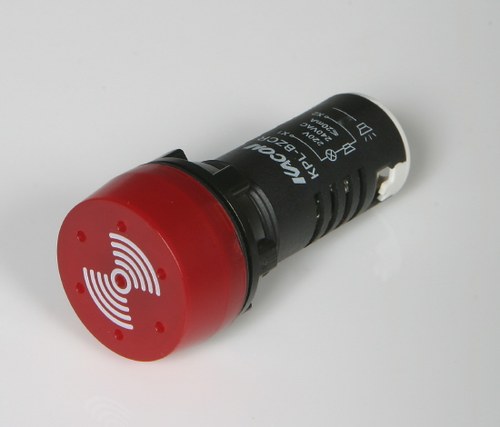 凯昆KACON开孔22/25mm 红色间断音电子式报警器24V蜂鸣器KPL-BZIR