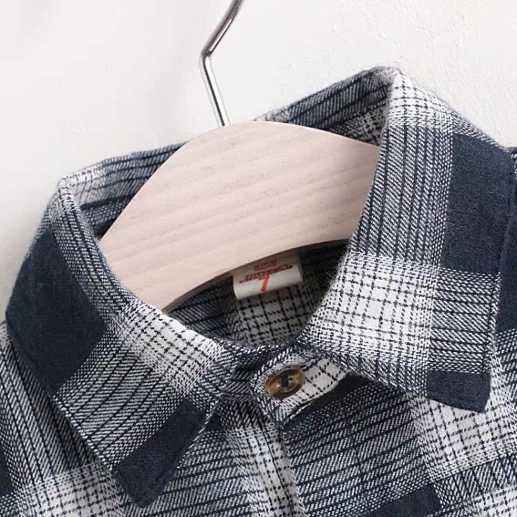 Chemise enfant à manche longue en coton - Ref 2083548 Image 3