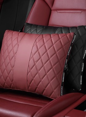 适用于奥迪汽车抱枕被子两用二合一车载车用高级红色新款睡觉被子