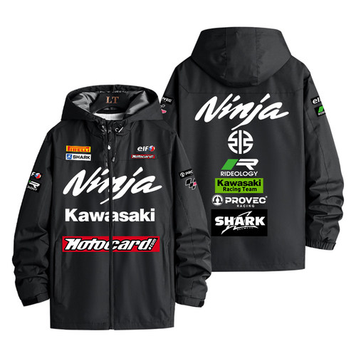 Kawasaki川崎骑行赛车服薄冲锋衣