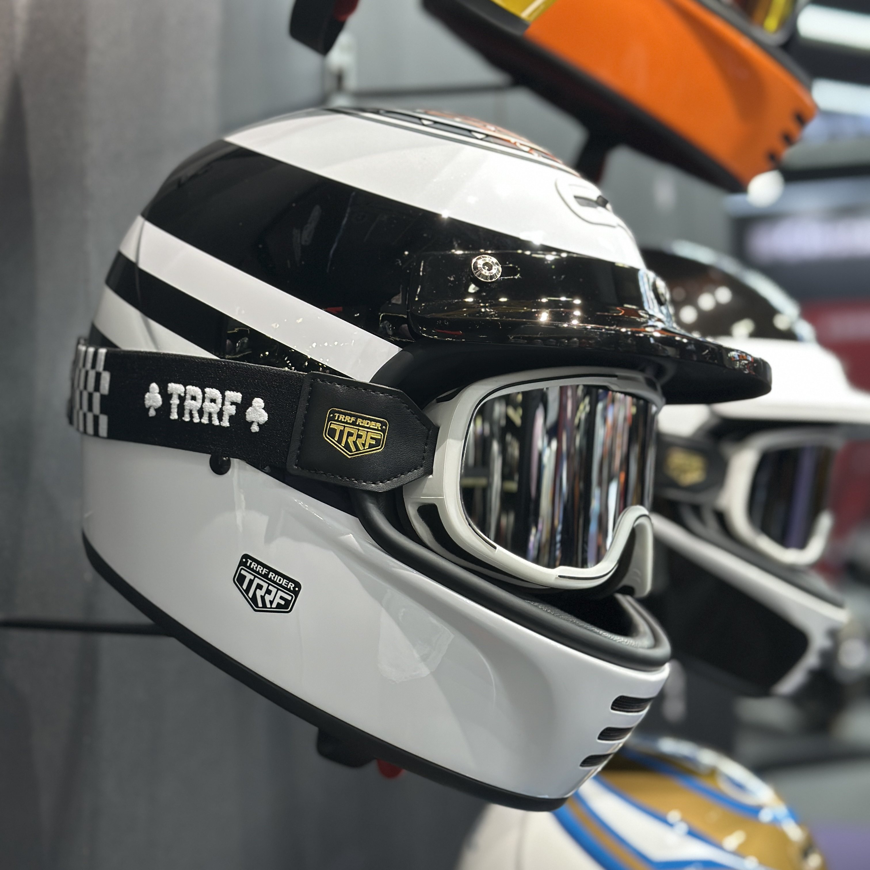 TFFR风镜摩托车复古哈雷头盔护目镜男女半盔通用护目镜