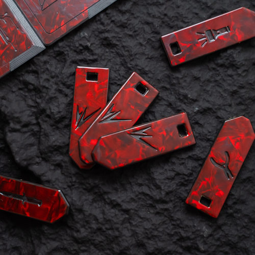 WEAVER织巢鸟 绯璀红限定 刀光钳 工具标识魔术贴快取拉手士气章