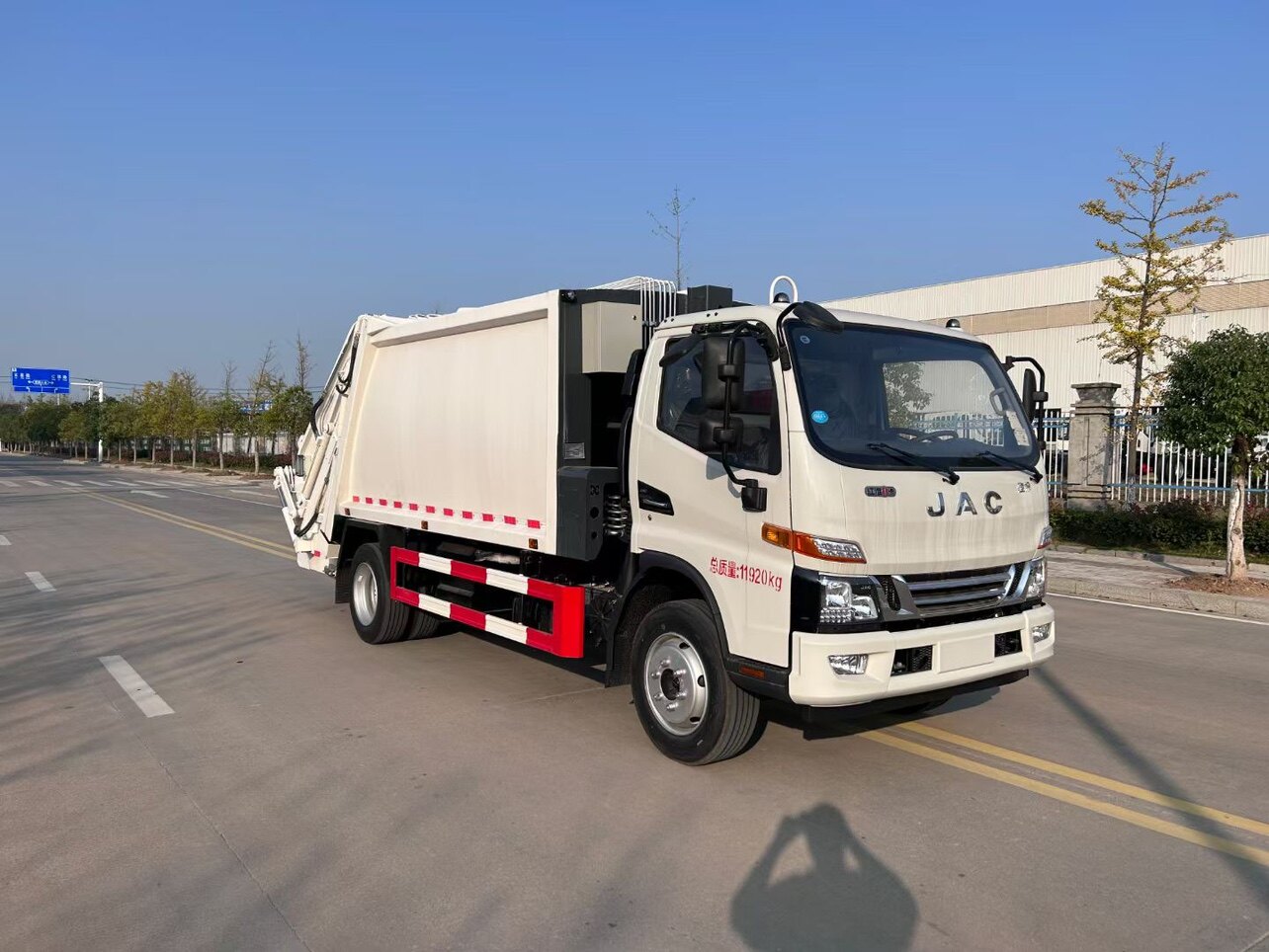 国六程力威牌江淮10方压缩垃圾车干垃圾运输湿垃圾运输定金