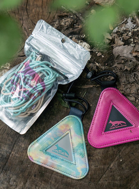 正品Blue Lug x SWIFT INDUSTRIES大三角粉红色自行车安全反光牌