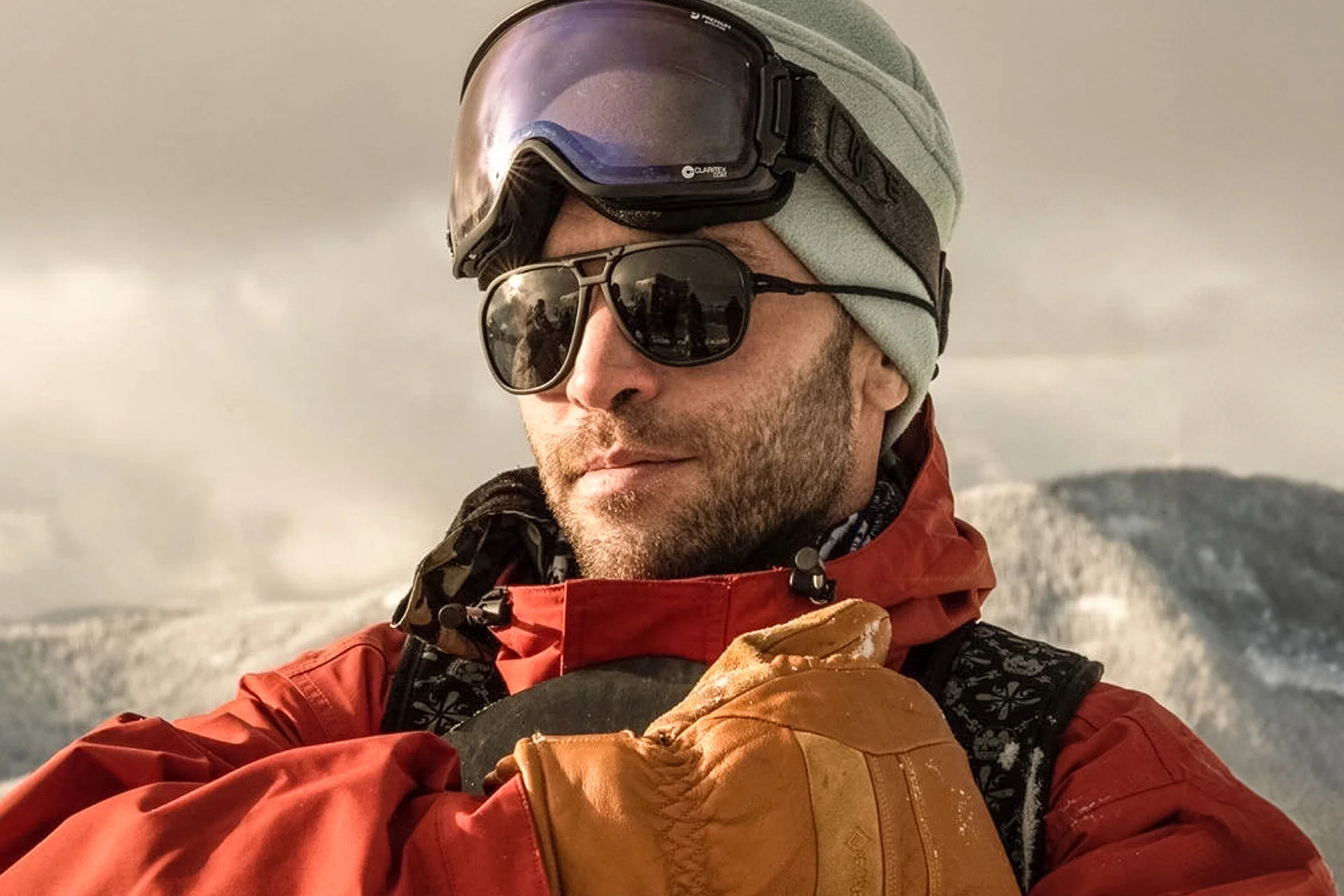 OMBRAZ 飞行员墨镜 内置绳子代替镜腿 不易碎不脱落 防护光学镜片