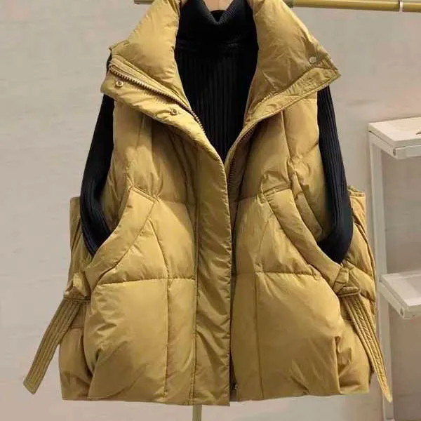 高级感棉服马甲冬2025新款季韩版设计感宽松棉衣百搭马甲外套潮