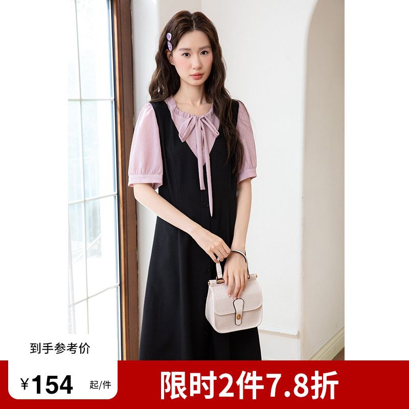 显瘦    气质   大码连衣裙