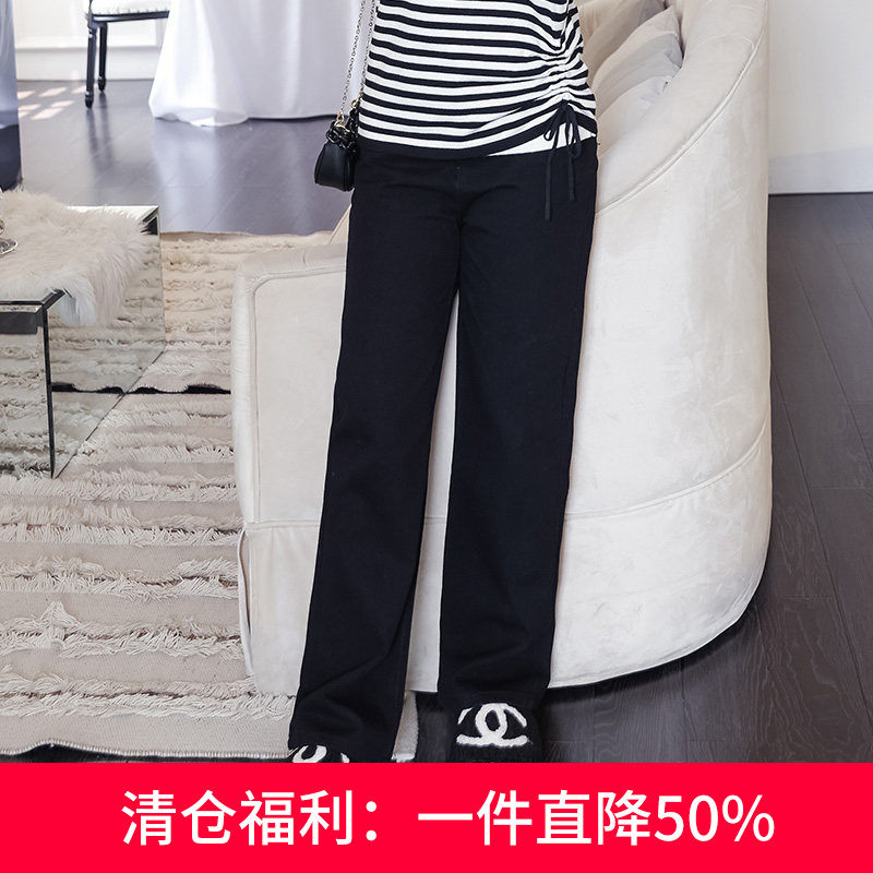 大码牛仔裤绮娑显瘦宽松图片