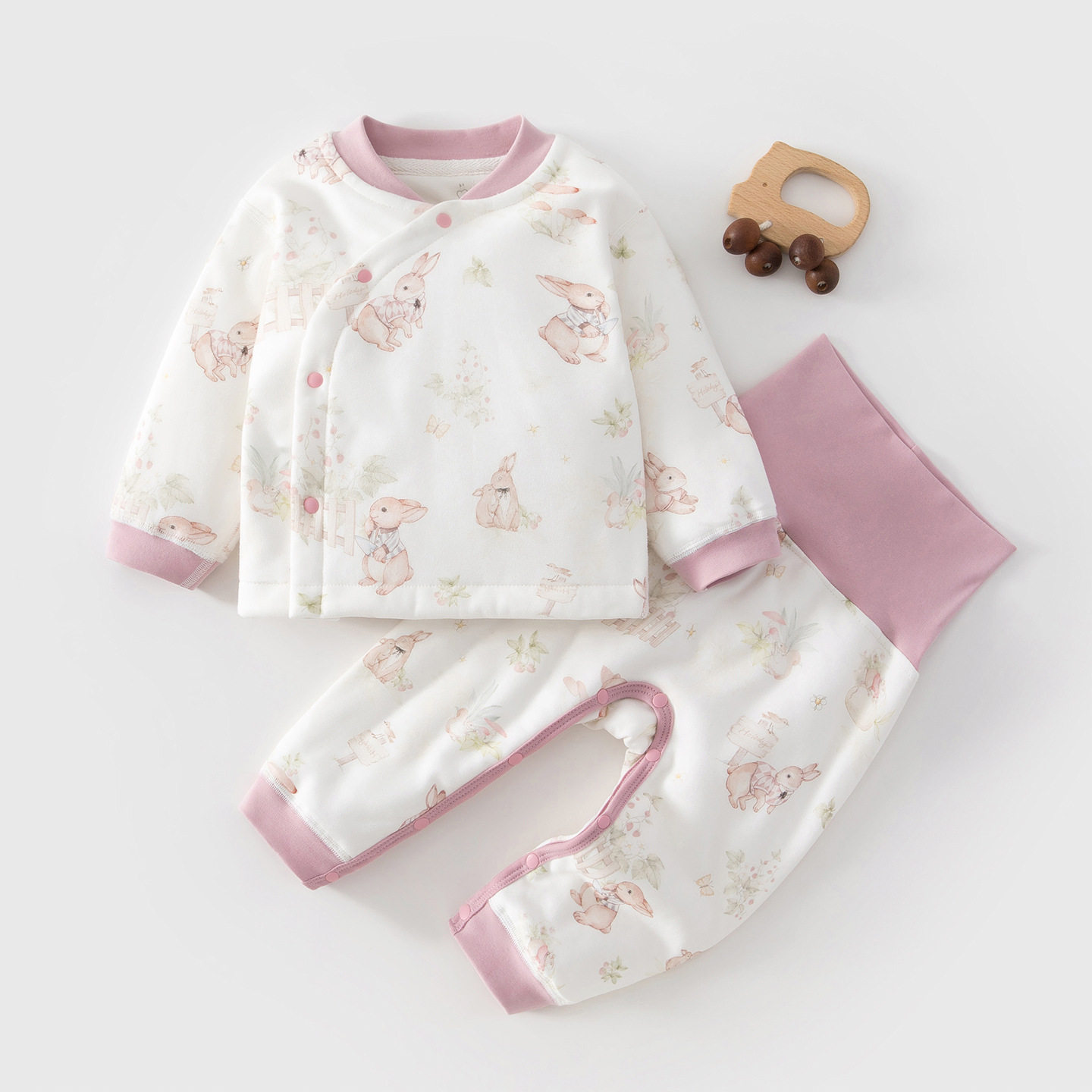 80克男女童套装秋冬装棉服婴儿分体宝宝衣服儿童秋衣秋裤保暖内衣