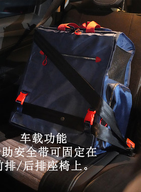 宠物外出车载双肩包布偶雪纳瑞