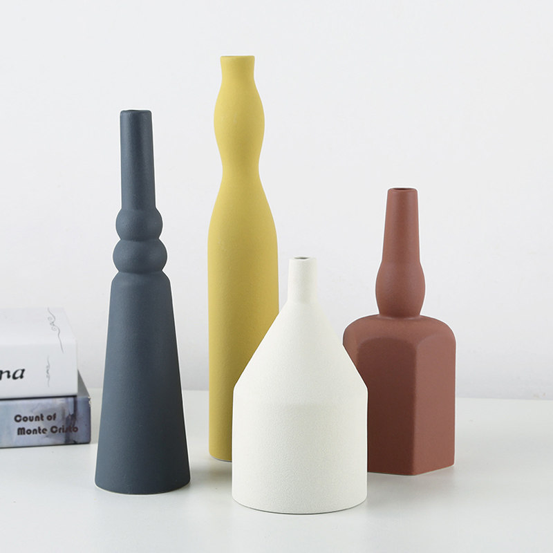 北欧家居客厅陶瓷摆件创意桌面酒柜装饰品现代简约礼物样板小花瓶|ruв категории Домашний быт, украшения - от Buy2taobao.com для оказания профессиональной услуги покупки агента Taobao