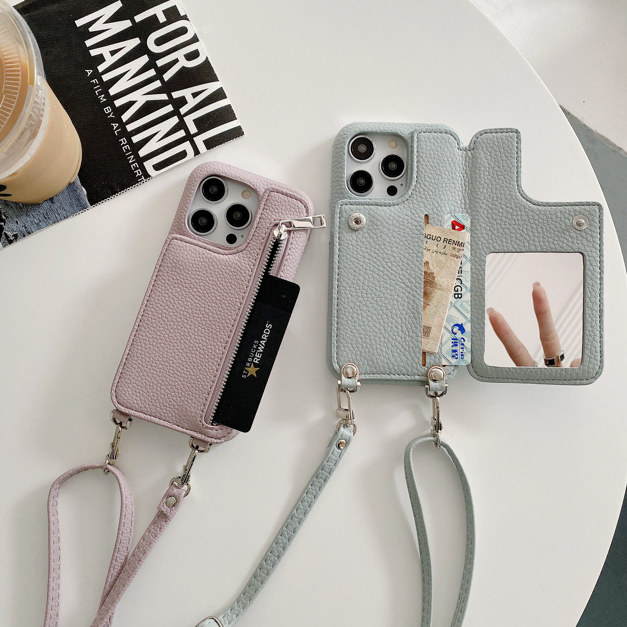 零钱包手机壳插卡适用苹果15手机壳斜挎零钱包iPhone14ProMax拉链卡包13promax背带挂绳14plus带镜子12女款11怎么样,好用不?