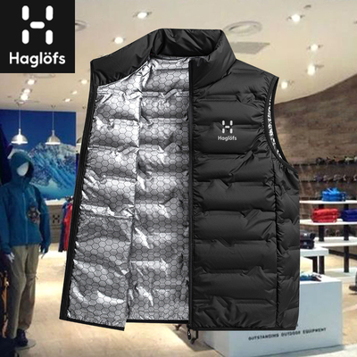 HAGLOFS火柴棍秋冬新款石墨烯热能立领休闲时尚防寒保暖羽绒马甲