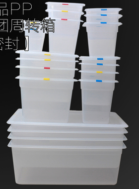 面团箱醒发箱食品箱披萨面团存储箱小规格PP白色面团盒Dough Box