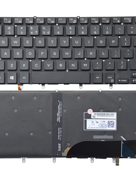 戴尔 15-9550 9560 7558 7568 M 5510 XPS15 P56F 9550 D1728键盘