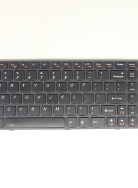 适用于  联想 Y580 Y590 笔记本 黑色 带框 带背光 键盘 25205471