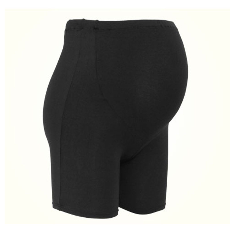 黑色莫代尔孕产妇平角裤托腹孕妇安全内裤大码防走光可调腰围高腰