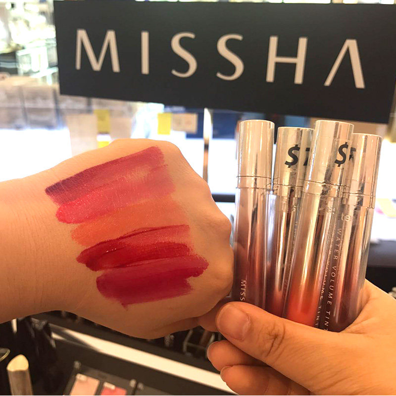 韩国missha谜尚 新款 WATER VOLUME TINT 水润立体唇釉唇彩染唇液