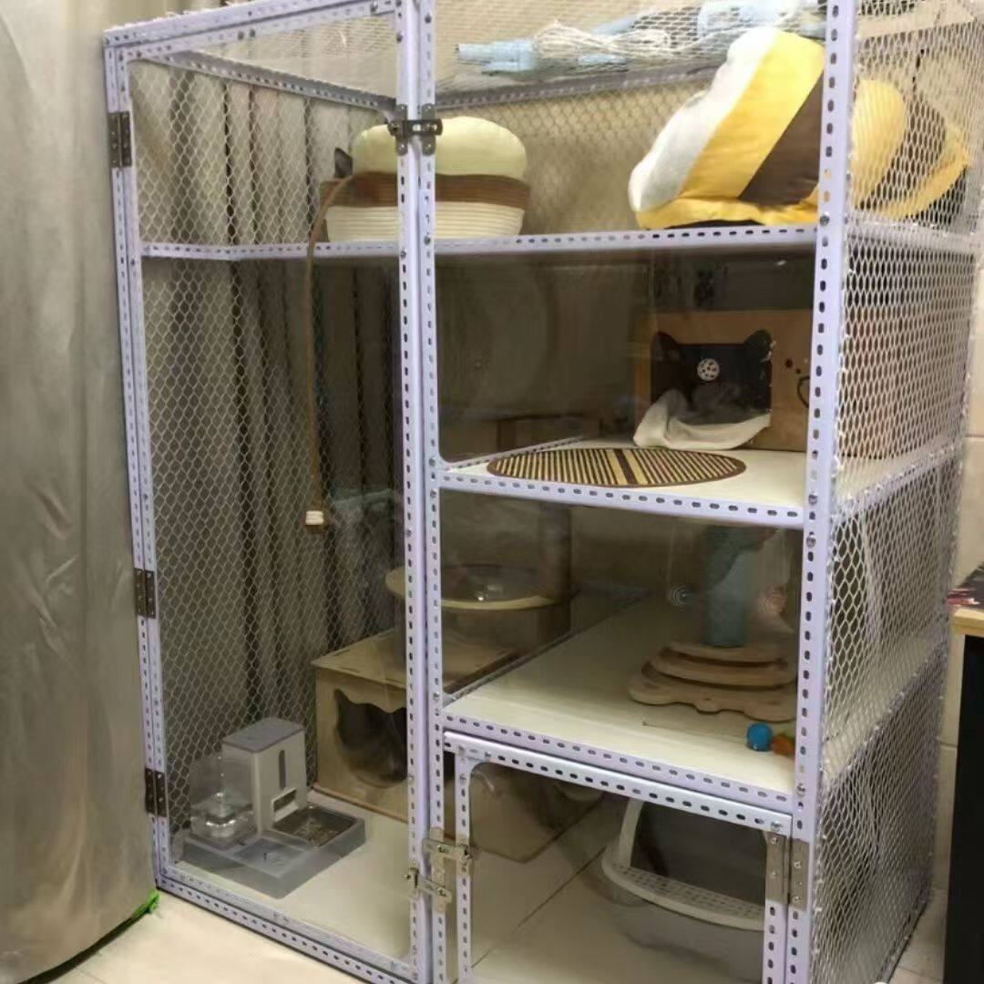 自制角铁猫笼子猫舍宠物笼