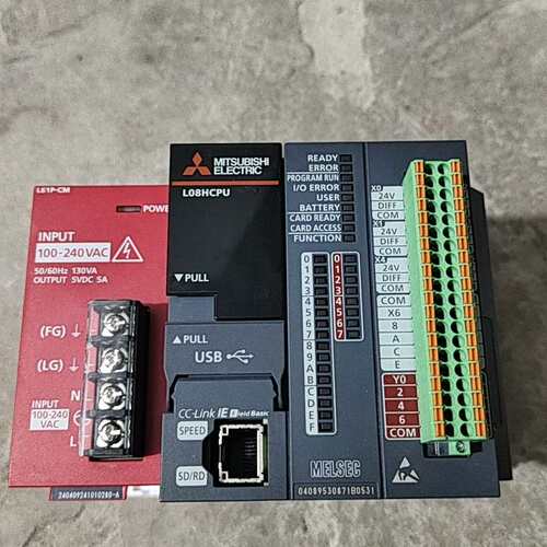议价三菱L08HCPU套装，L系列PLC控制单元，带电源L61P直拍不发货