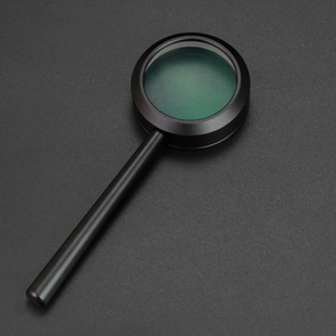 圣途2倍放大镜手持高清儿童科学老人看书看报阅读放大镜金属结构