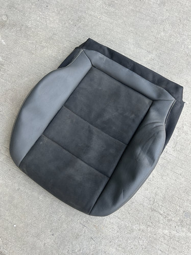 适用奔驰C260 GLK260座椅皮套 坐垫皮套原车翻毛皮座椅坐垫套破了