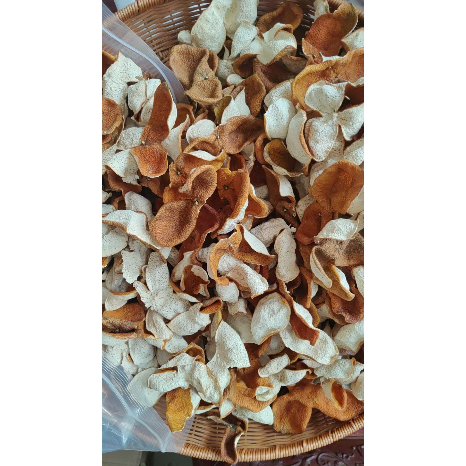 广西陈皮浦北茶枝柑断片皮大红皮