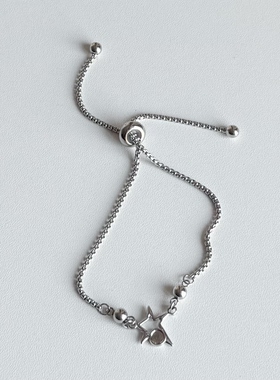 日韩系ins风简约日常复古星星五角星抽拉调节手链小众y2k甜酷手饰