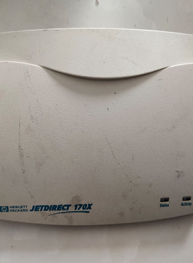 二手HP Jetdirect 170X 外部网络打印服务器 伺服器 并口打印机用