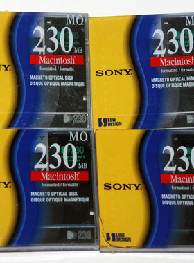 230M磁盘 MO光盘 MO640m全新原装索尼/SONY 3.5英寸飞利浦 5.25寸