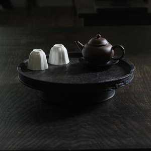 合行作品 售罄 高脚茶台 茶盘 手作孤品 乌木 自然侘寂 空间美物
