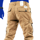 春秋深卡其潮流宽松直筒弹力休闲裤 YEZOE美军风格 男男款 裤 子 工装