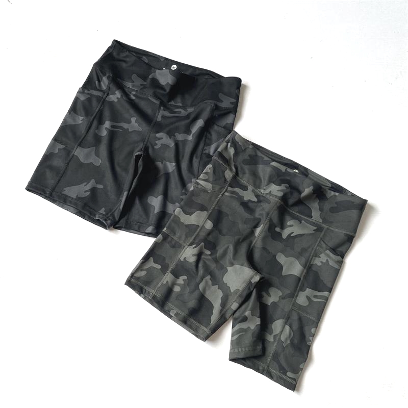 大码迷彩瑜伽速干紧身裤