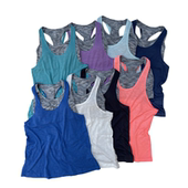 宽松带胸垫 长款 欧美运动背心女美背速干普拉提瑜伽服文胸罩衫 无袖