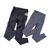 子紧身提臀普拉提瑜伽服带口袋大码 外穿女高腰健身裤 秋新款 瑜伽裤