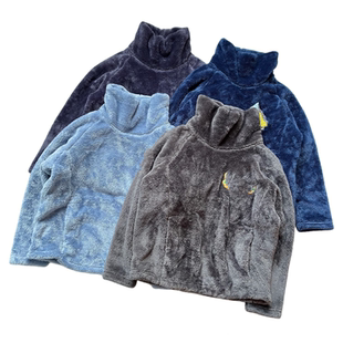 男士 上衣保暖大码 家居服睡衣 新品 加绒加厚珊瑚绒情侣睡衣女秋冬季